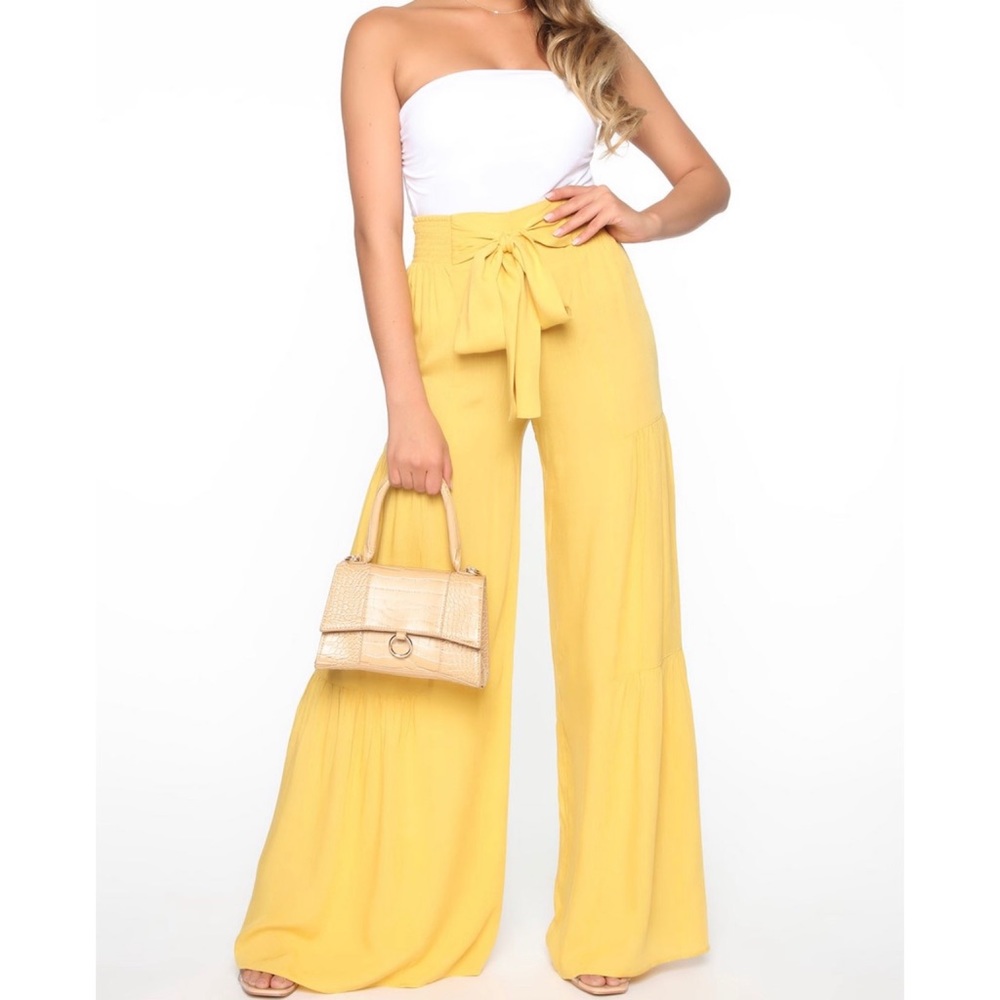 Flare - wide leg - linen style pants
